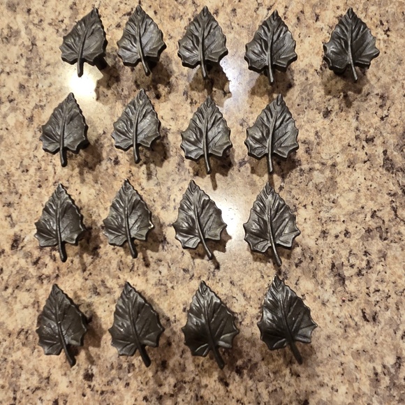 Other - Bronze Metal Leaf Cabinet Pulls